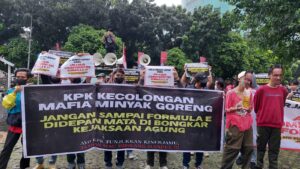 Aksi unjuk rasa Formula E